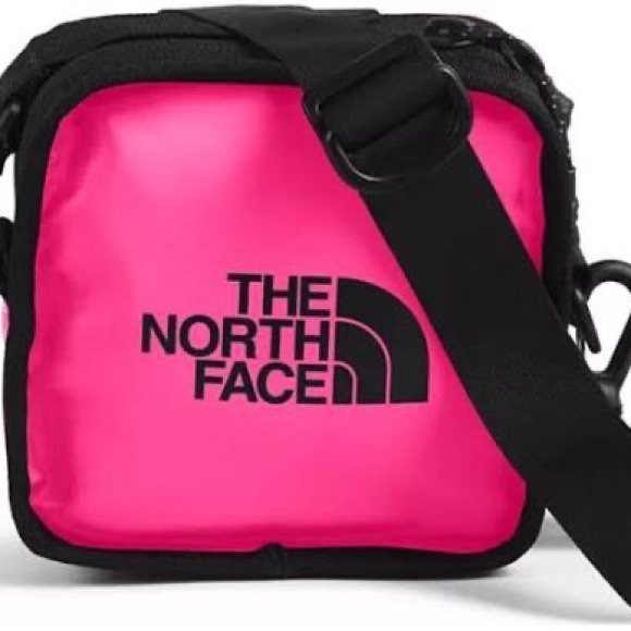 The North Face Accessories - The North Face Explore Bardu II Crossbody Shoulder Bag Fuschia Pink Black EUC